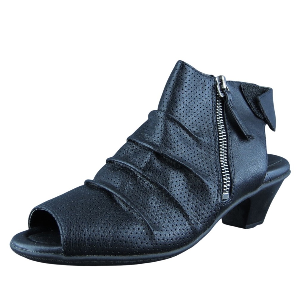 Croft & Barrow Eponine Women Gladiator Sandal Shoes Black Synthetic Size 7.5 Med